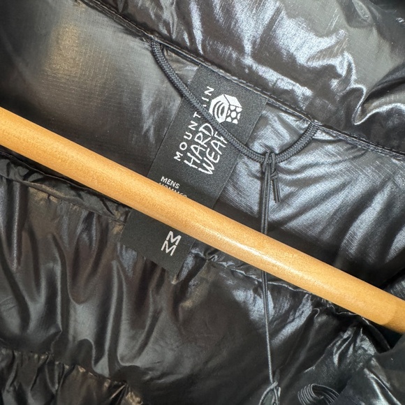 NEW Mountain Hardwear Phantom Alpine Down Hooded Jacket Men's Black Medium - Picture 9 of 13